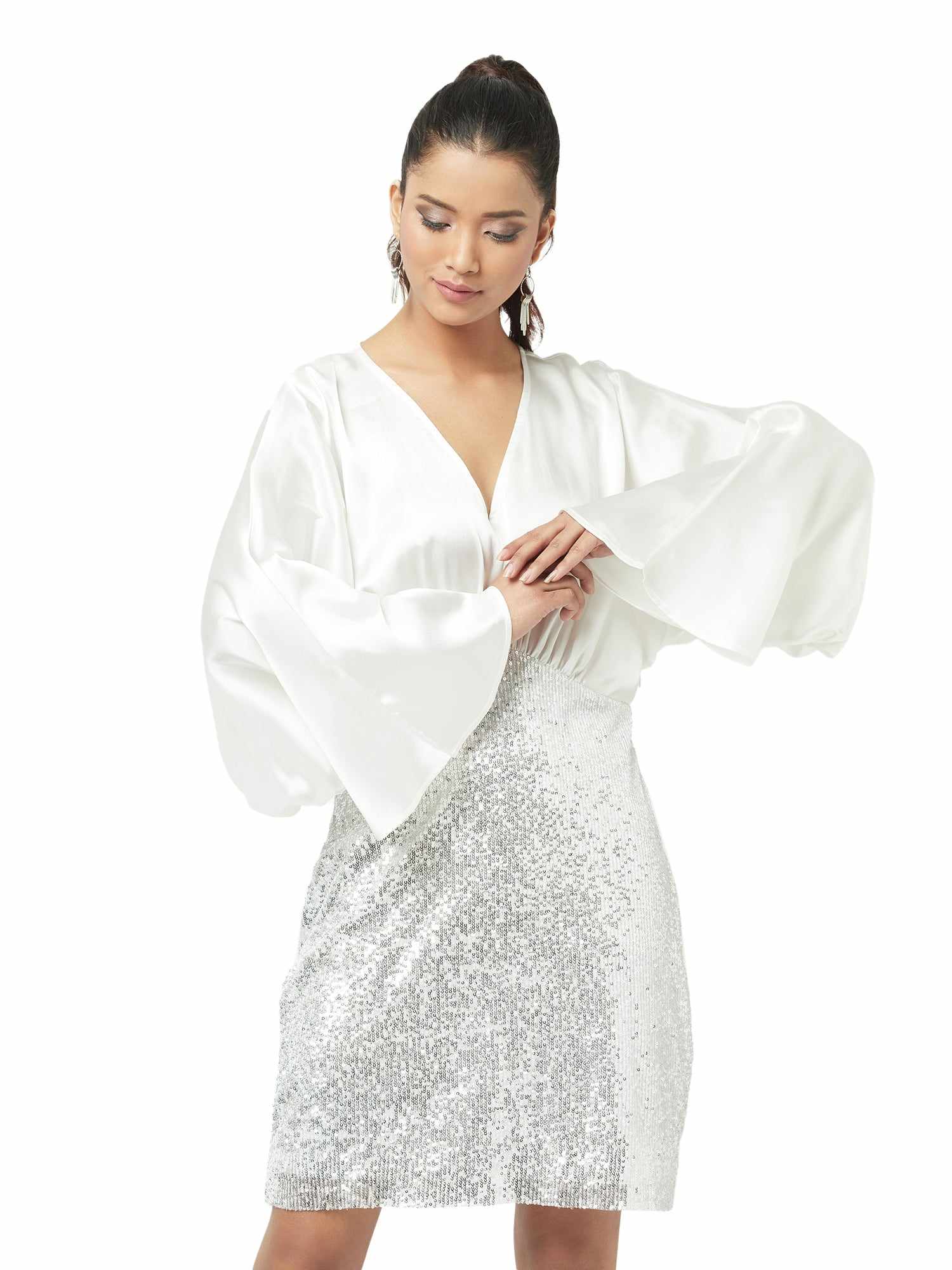 shimmer it real embellished dress
