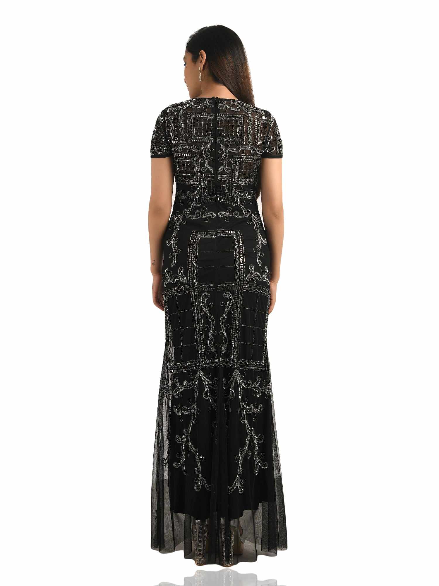 cinderella divine v neck gown