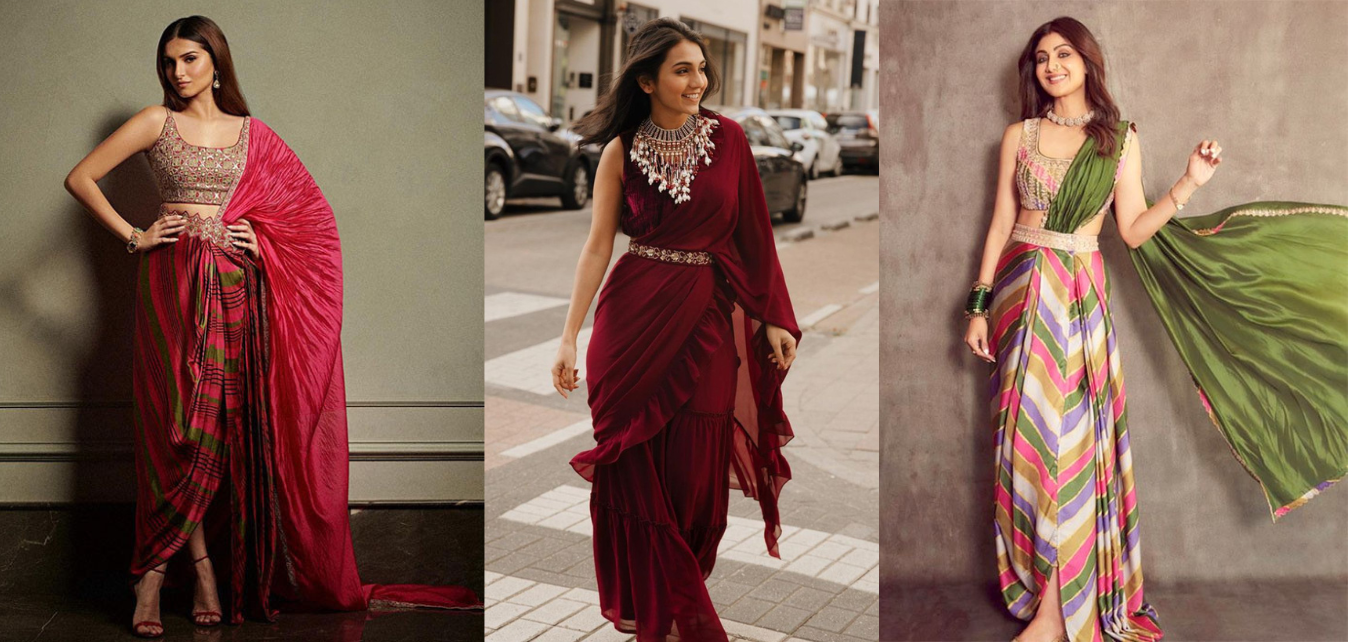 The Next Big Thing in Fashion: Pre-Drape Sarees