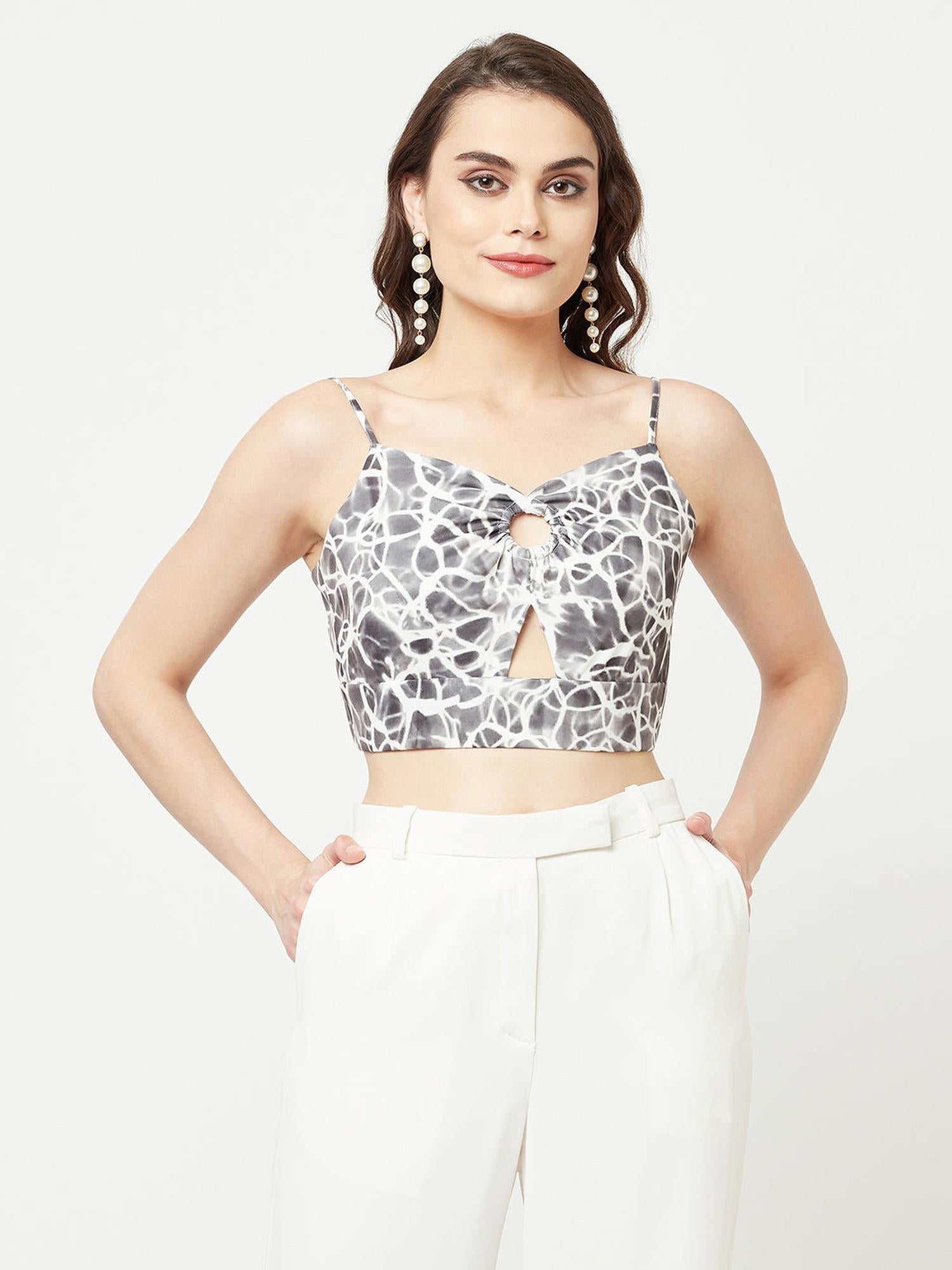 Molicule Print Crop Top