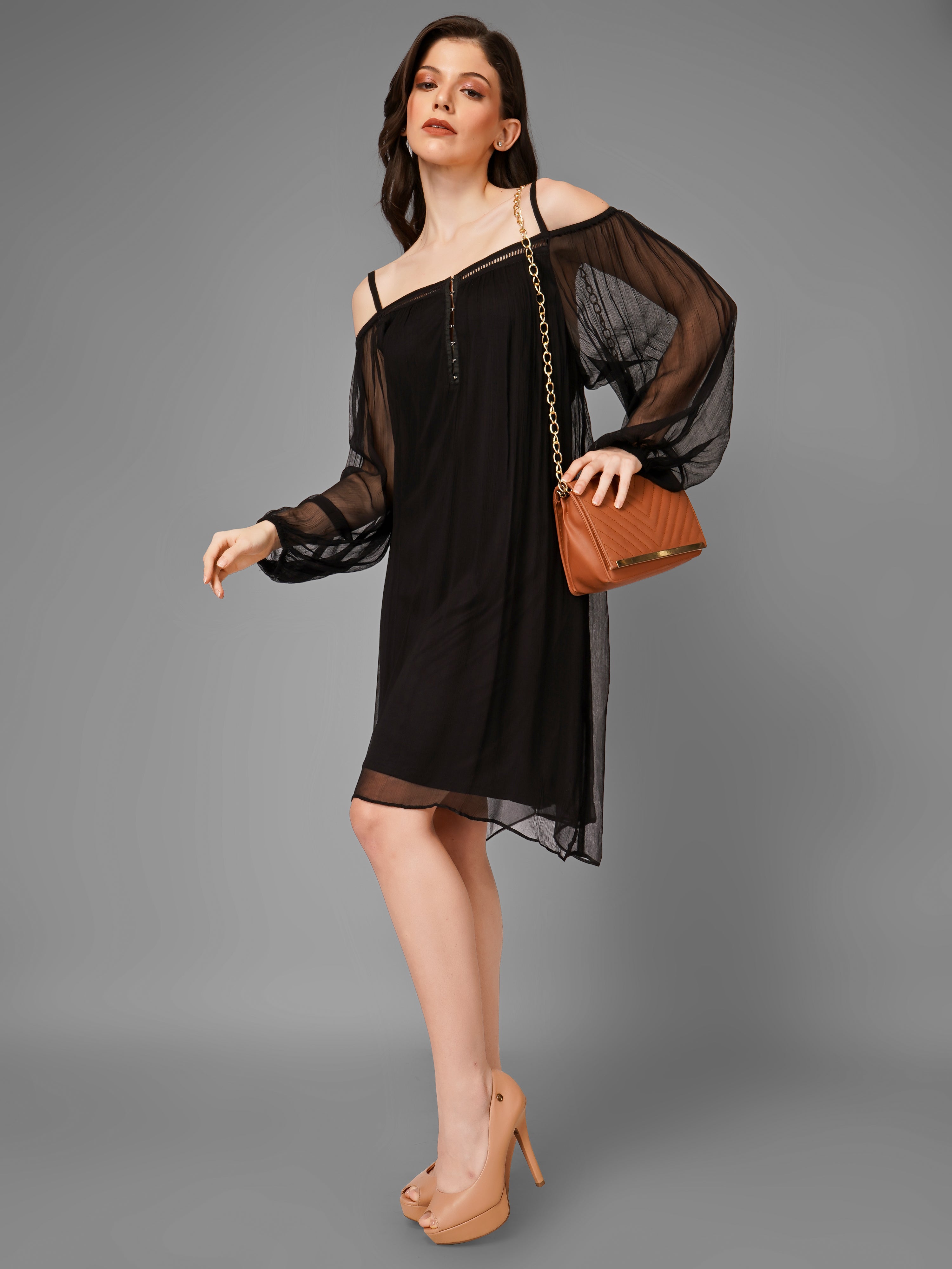 Easy- Brezy Black Dress